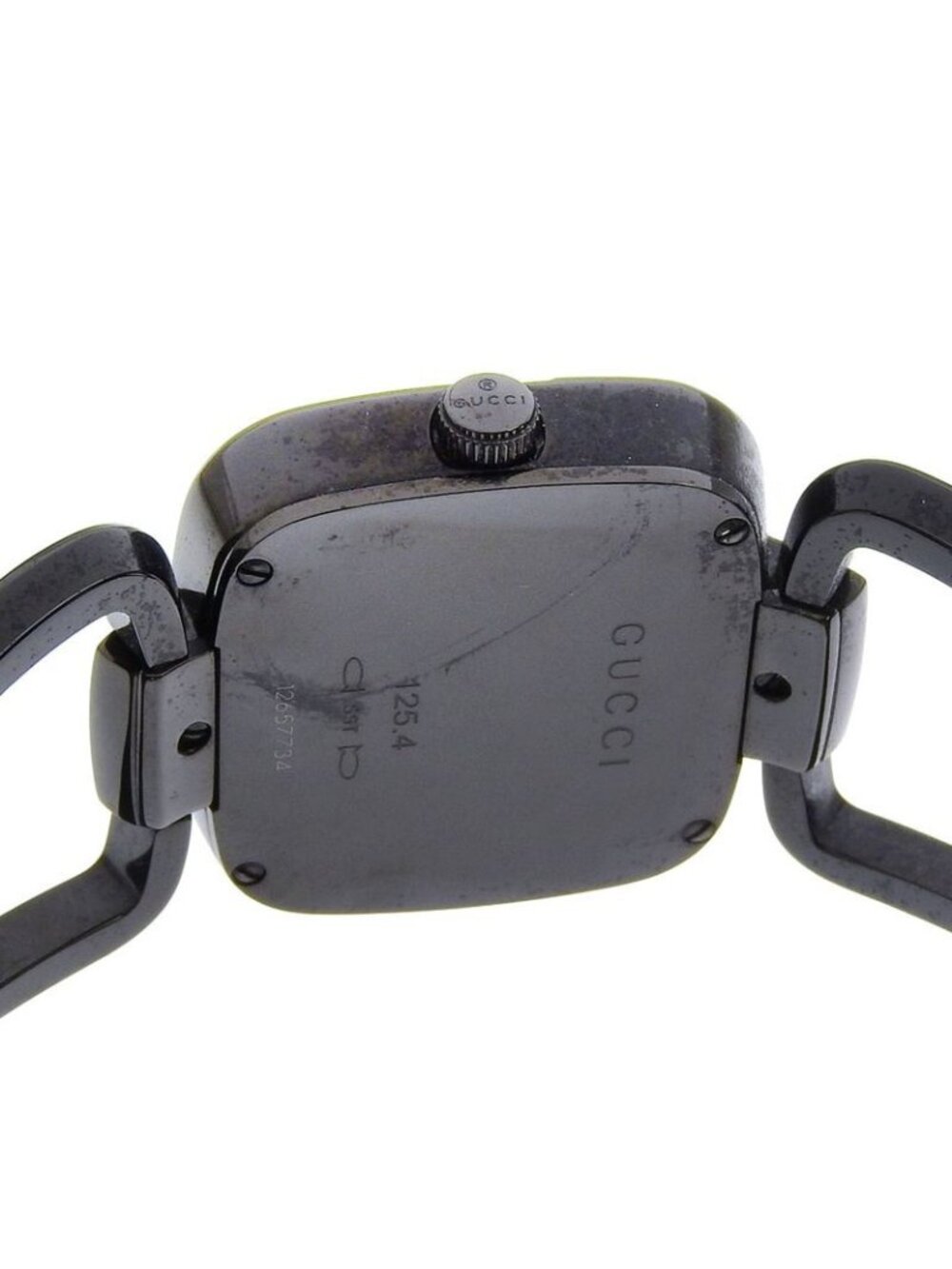 Gucci Collection 125.4 Stainless Steel Quartz Analog Display Black - Picture 6 of 8